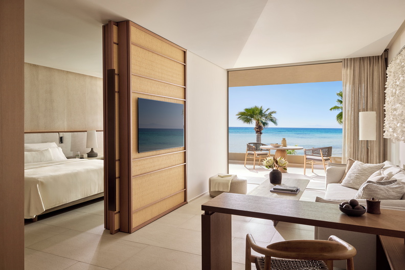 Tiara Holidays - Sani Asterias - one bedroom residence grand balcony beach front